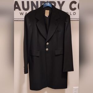 Mens Wah Maker Tombstone Black Frock Coat Size L 42 R